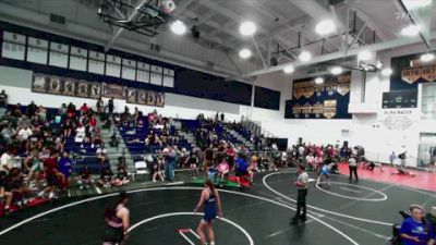 110 lbs Cons. Semi - Nia Rosales, Cal Grapplers Wrestling Club vs Kylene Garst, Chaparral High School