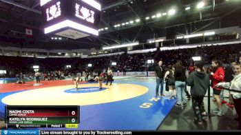 Girls 170 lbs Champ. Round 1 - Naomi Costa, Camas (Girls) vs Katelyn Rodriguez, Moses Lake (Girls)