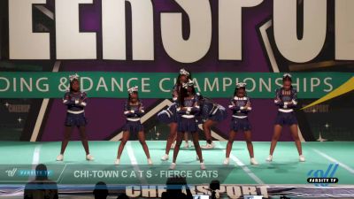 Chi-Town C A T S - FIERCE CATS [2022 L4 Junior - D2 - Small - A] 2022 CHEERSPORT National Cheerleading Championship