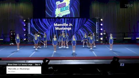 Manville Jr. Mustangs - Rec Cheer [2023 Show Cheer 1 Jr. Varsity Large Day 4] 2023 Pop Warner National Cheer & Dance Championship