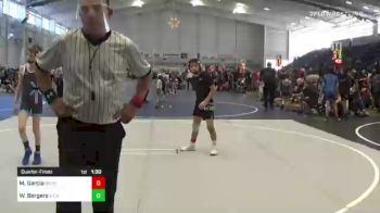 90 lbs Quarterfinal - Micah Garcia, Rough House vs Weston Borgers, X-Calibur