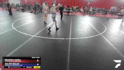 119 lbs 3rd Place Match - Tyler Paulson, LaCrosse Area Wrestlers vs Carter Ridgeway, Wisconsin
