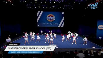 Warren Central High School (MS) [2025 Large Varsity Non Tumbling Division II Semis] 2025 UCA National High School Cheerleading Championship