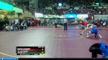 A - 152 lbs Semifinal - Blaise Cronk, Columbia Falls vs Danyk Jacobsen, Park / Sweet Grass Co