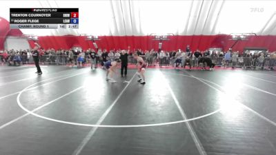 138 lbs Champ. Round 1 - Trenton Cournoyer, Stratford High School Wrestling vs Roger Flege, La Crosse Area Wrestlers