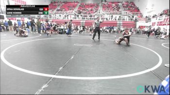 90 lbs Rr Rnd 3 - Otha Douglas, Clinton Youth Wrestling vs Luke Koenig, D3 Wrestling Cluib