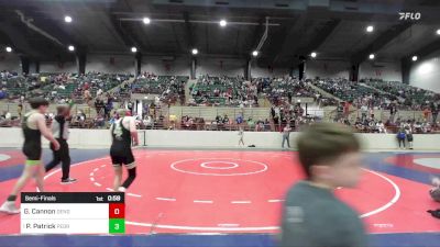 112 lbs Semifinal - Grayson Cannon, Dendy Trained Wrestling vs Preston Patrick, Pedraza Wrestling