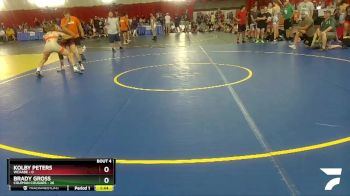 144 lbs Round 2 (4 Team) - Kolby Peters, WCAABE vs Brady Gross, Coleman Cougars