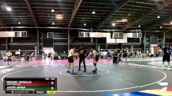 220 lbs Quarterfinal - Michael Vassalle, Northview High vs Justin Arana, San Fernando Tiger Wrestling