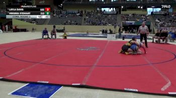 235 lbs Cons. Round 3 - Virginia Stewart, Caldwell County vs Layla Davis, Harrison County