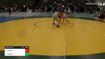 145 lbs Semifinal - Jeremy Larson, Western Nebraska Titans vs Jordan Lomeli, Unnattached