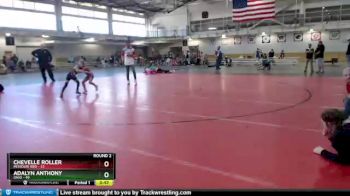 50 lbs Round 2 (4 Team) - Adalyn Anthony, Ohio vs Chevelle Roller, Missouri Red