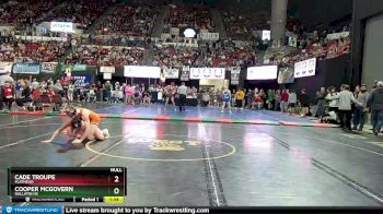 AA - 152 lbs Quarterfinal - Cade Troupe, Flathead vs Cooper McGovern, Gallatin HS