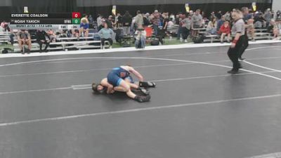 113 lbs Cons. Sub-rd Of 32 - Noah Yakich, Black Fox Wrestling Academy vs Everette Coalson