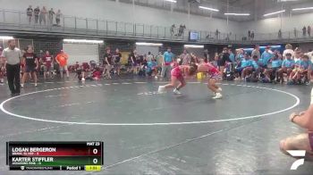 106 lbs Round 1 (6 Team) - Karter Stiffler, Assassins Pink vs Logan Bergeron, BRAWL Silver
