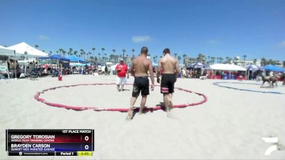 80 kg 1st Place Match - Brayden Carson, Sunkist Kids Monster Garage vs Gregory Torosian, World Team Training Center