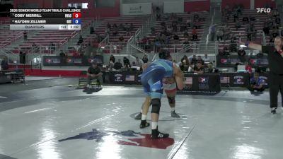 125 kg Quarters - Coby Merrill, NYAC vs Hayden Zillmer, Gopher RTC / TMWC