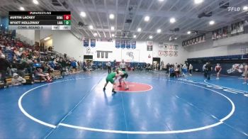 138 lbs Cons. Round 3 - Austin Lackey, Kelly Walsh vs Wyatt Holloway, Lander Valley