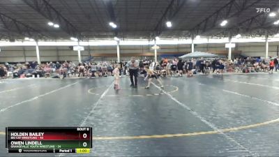 54 lbs Semis & 1st Wrestleback (8 Team) - Holden Bailey, Big Cat Wrestling vs Owen Lindell, Grangeville Youth Wrestling