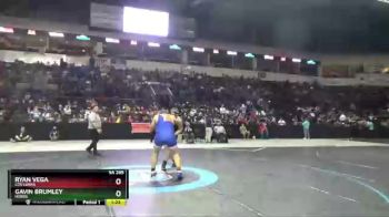 5A 285 lbs Semifinal - Gavin Brumley, Hobbs vs Ryan Vega, Los Lunas