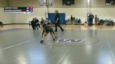 103 Open Cons. Round 4 - Kameyah Young, Iowa Central Community College vs Savannah Siqueiros, Iowa Western CC