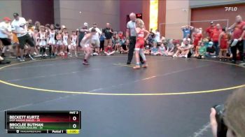 72 lbs Semis & 1st Wrestleback (8 Team) - BrocLee Butman, The Missouri Maulers vs Beckett Kurtz, East Kansas Eagles