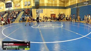 63 lbs Cross Bracket (8 Team) - Chandler Overholt, Delta Wrestling Club Inc. vs Grace Harris, Leo Wrestling Club