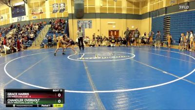 63 lbs Cross Bracket (8 Team) - Chandler Overholt, Delta Wrestling Club Inc. vs Grace Harris, Leo Wrestling Club