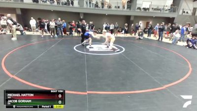 152 lbs Cons. Round 3 - Michael Hatton, WA vs Jacob Gorham, OR