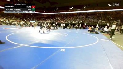 130 Class 2 lbs 3rd Place Match - Ayamba Abunaw, North Point vs Adia Hull, Willard