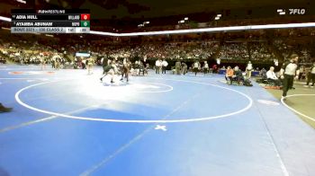 130 Class 2 lbs 3rd Place Match - Ayamba Abunaw, North Point vs Adia Hull, Willard