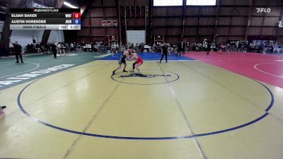 145B lbs Semifinal - Elijah Baker, Whitney Point High School vs Austin Horender, Journeymen