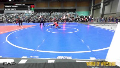 106 lbs 7th Place - Shantel Ambriz, Tokay Wrestling Club vs Aliyah White, Petaluma WC