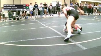 145 lbs 5th Place - Kaiya Johnston, Stampede WC vs Josephine Rettich, Reign WC