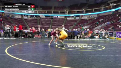 215 lbs Consi 4 - Zachary Kurtz, Pine Grove Area vs Omar Arrington, Cathedral Prep