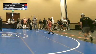 88 lbs Quarters - Benex Velasco, Capital City Wrestling Club vs Ben Padezan, All American Wrestling Club