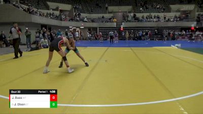 115 lbs Quarterfinal - Jack Olson, Crass Trained vs Jake Buss, Wrestling Factory