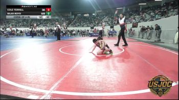 49 lbs Consi Of 8 #2 - Cole Terrell, Shelton Wrestling Academy vs Silas Boyd, Harrah Little League Wrestling