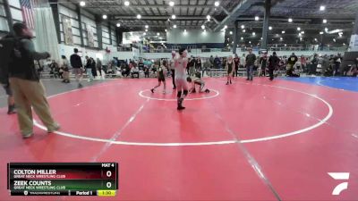 72 lbs Round 4 - Colton Miller, Great Neck Wrestling Club vs Zeek Counts, Great Neck Wrestling Club