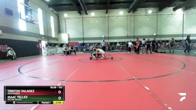 132 lbs Cons. Round 1 - Isaac Tellez, Victor Valley vs Triston Valadez, Palm Desert