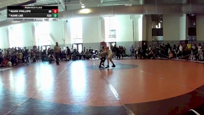 117 lbs Champ. Round 1 - Mark Phillips, Nova WC vs Kane Lee, VA Elite