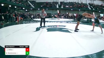 165 lbs Cons. Round 3 - Jake Stiles, Northern Illinois vs Beau Mantanona, Michigan