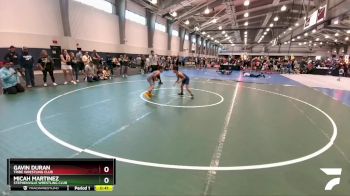 83 lbs Cons. Round 3 - Gavin Duran, Tribe Wrestling Club vs Micah Martinez, Stephenville Wrestling Club
