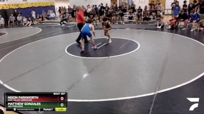 113 lbs Cons. Round 2 - Nixon Farnworth, East Valley Wrestling vs Matthew Gonzales, San Fernando