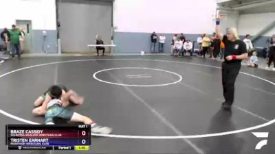 132 lbs Round 2 - Braze Cassidy, Soldotna Whalers Wrestling Club vs Tristen Earhart, Marathon Wrestling Club