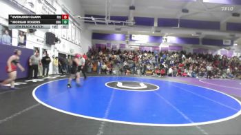 Girls 137 lbs 5th Place Match - Morgan Rogers, Chico Girls vs Everleigh Clark, Foothill Girls