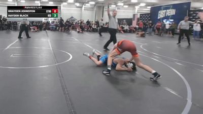 113 lbs Round 8 (10 Team) - Hayden Black, New England Gold vs Brayden Johnston, CTWHALE Green