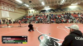 78 lbs Champ. Round 1 - Jett Olson, Ascend Wrestling Academy vs Hazel Rodarte, Mat Demon Wrestling Club