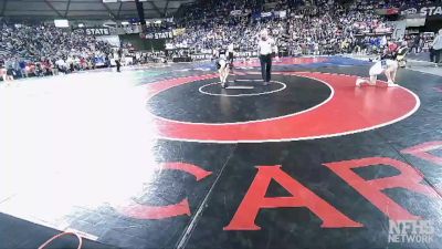 4A 126 lbs Champ. Round 1 - Daeton Johnson, Chiawana vs Feliciano Montoya, Curtis