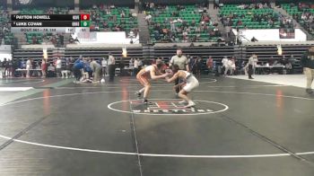 7A 144 lbs Cons. Round 3 - Payton Howell, Huntsville vs Luke Covan, Grissom Hs